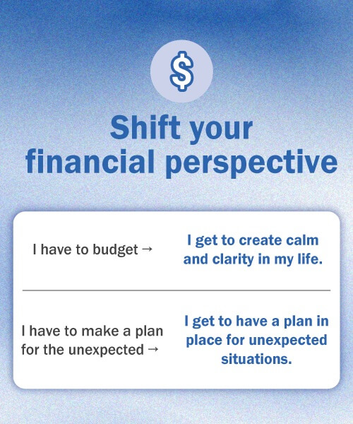 Shift your financial perspective