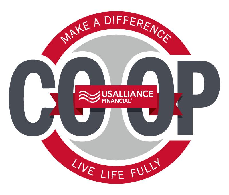Co-Op Make A Difference Live Life Fully Logo