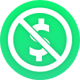 no fee icon