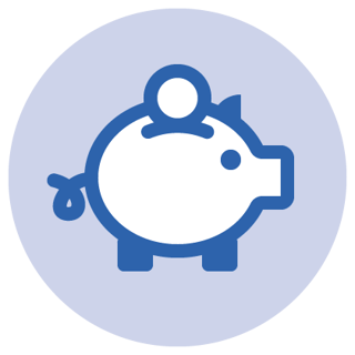 Savings icon.