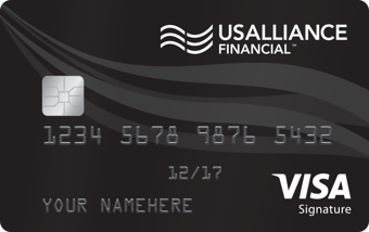 usalliance financial federal credit union visa signature credit card