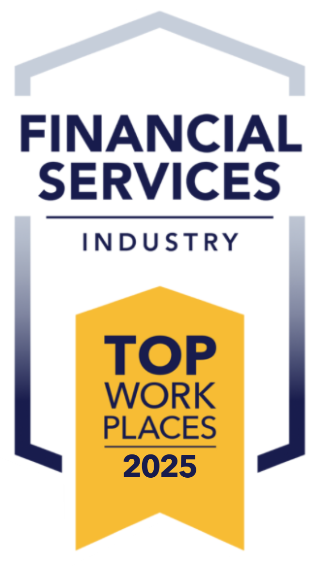 Great place to woork financial services banner.