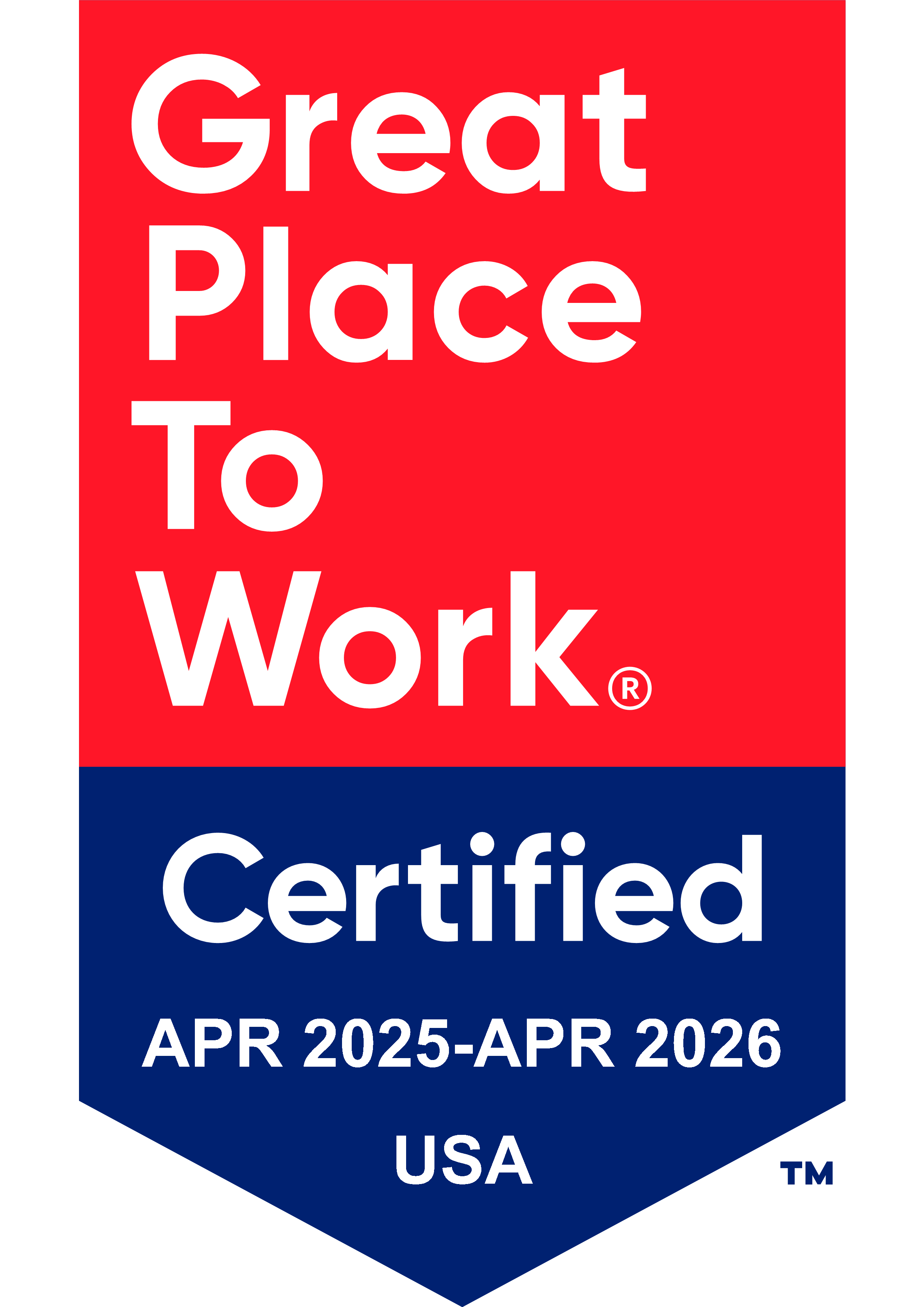 Great place to work financial services banner.